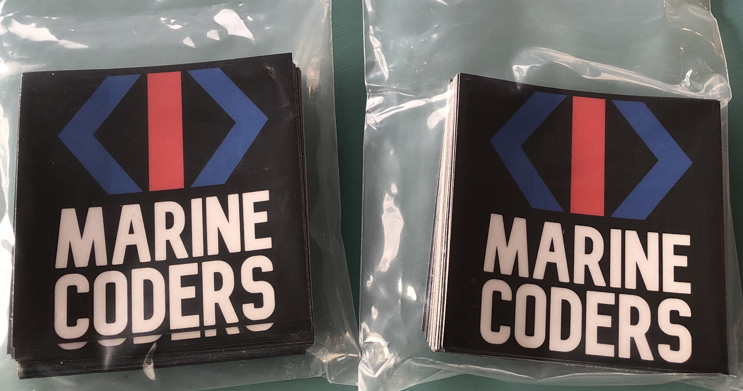 Marine Coders Stickers